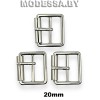 2810 W Пряжка металлическая 20мм Ц:Никель