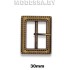 4292 Пряжка металлическая 30мм Ц:Антик 