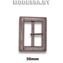 4292 Пряжка металлическая 30мм Ц:Чёрный никель