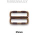 2507 Рамка металлическая 25мм Ц:Антик