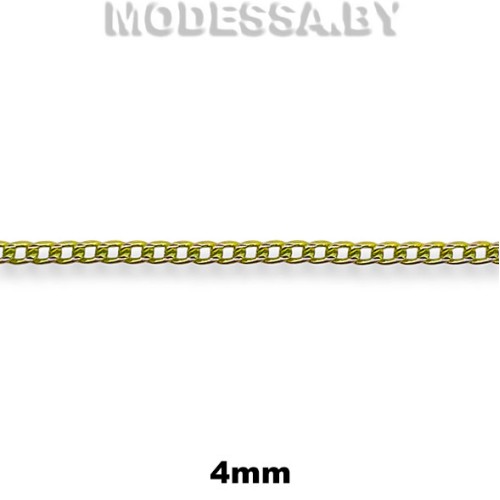 0048 CCH Цепочка металл 4мм Ц:К-12 Салатовый 