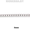 110-50 T Цепочка металлическая 5мм Ц:Никель