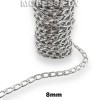1120 T NK Цепочка металлическая 8мм Ц:Никель