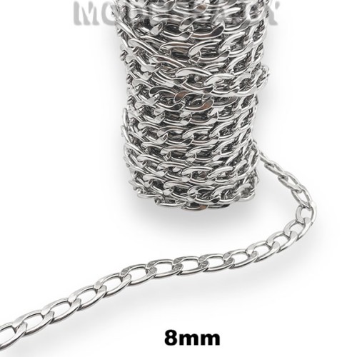 1120 T NK Цепочка металлическая 8мм Ц:Никель
