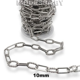 7.8 LF Цепочка металлическая 10мм Ц:Никель