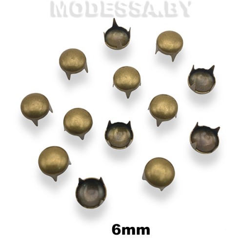 0085 СТМ Заклёпка d6мм Ц:Антик