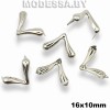 0093 CTM Заклёпка 16х10мм Ц:Никель 