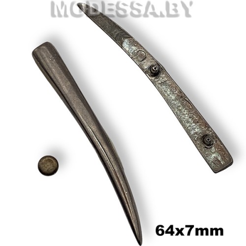 1994 Украшение 64х7мм Ц:Чёрный никель