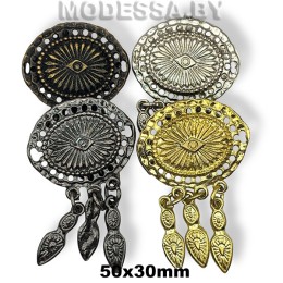 2304 Украшение металлическое 50х30м