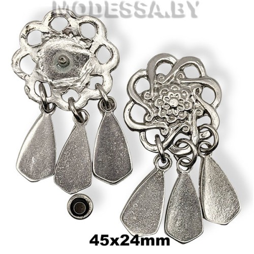 2305 Заклёпка металлическая 45х24мм Ц:Никель