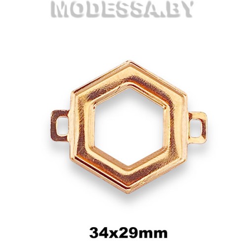 01503 FS Украшение 34х29мм Ц:Золото 