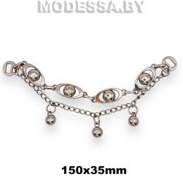 0373 CKB Украшение 150х35мм Ц:Никель