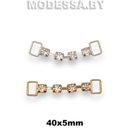 1 SJ Украшение металлическое 40х5мм 