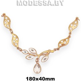 11502 SH Украшение металлическое 180х40мм Ц:Золото 