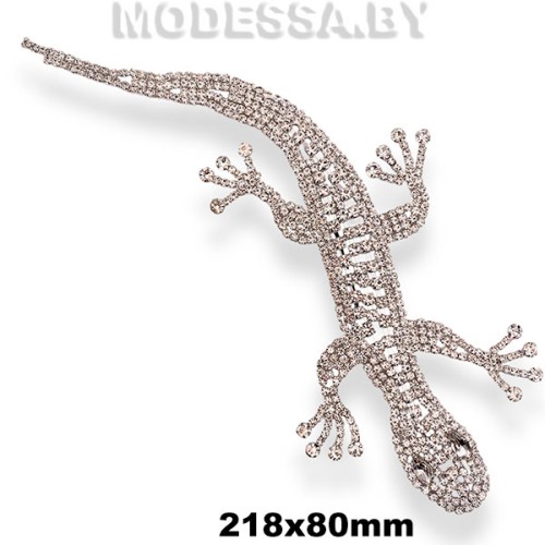 1244JRD Аппликация 218х80мм Ц:Никель