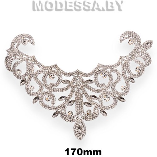 1581 JRD Аппликация 170мм Ц:Никель