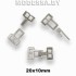 2956 Крючок металлический 20х10мм Ц:Никель