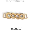 2146 V Украшение металл. 50х13мм Ц:Золото