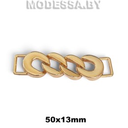 2146 V Украшение металл. 50х13мм Ц:Золото