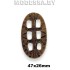 2182 Пряжка металлическая 47х26мм Ц:Антик 