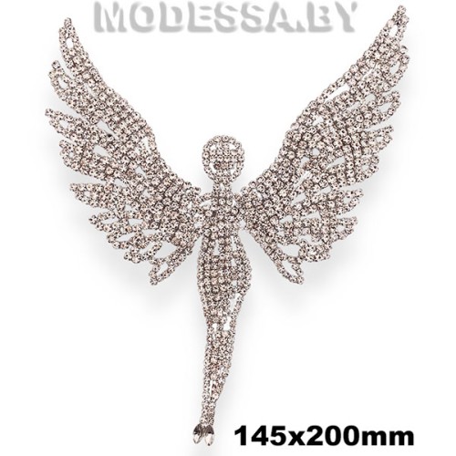 2651JRD Аппликация 145х120мм Ц:Никель