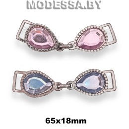 3168 Пряжка металлическая 65х18мм 