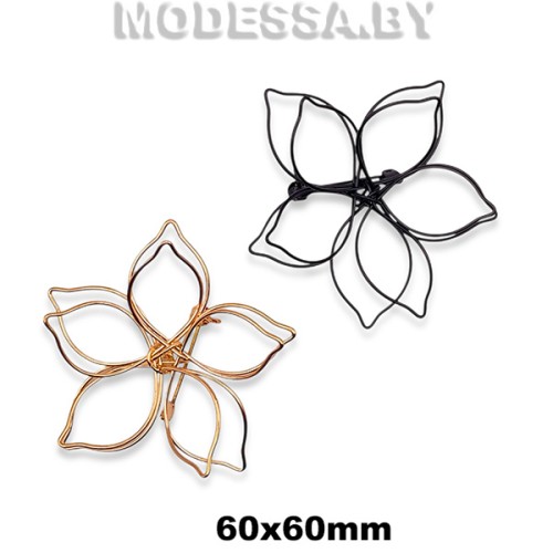 0160 ZSK Брошь 60х60мм 