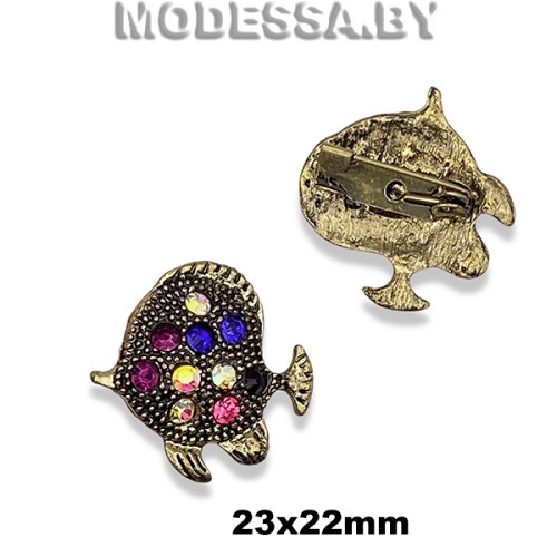 07217 SH Украшение 23х22мм Ц:Антик 