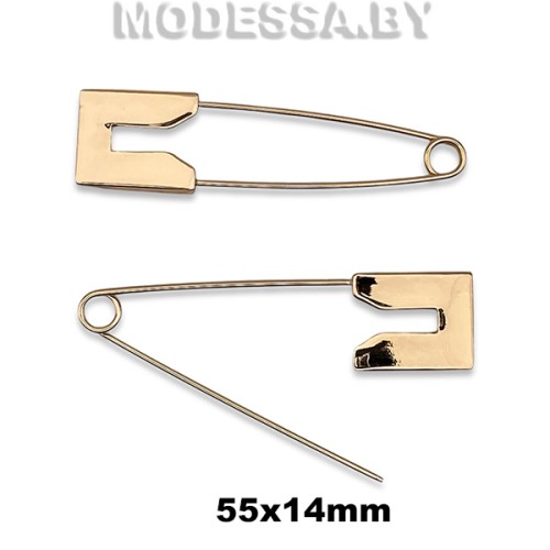 2291 # Брошь 55х14мм Ц:Золото