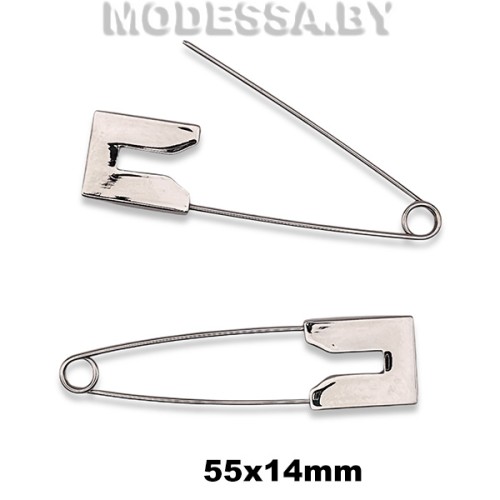 2291 # Брошь 55х14мм Ц:Никель