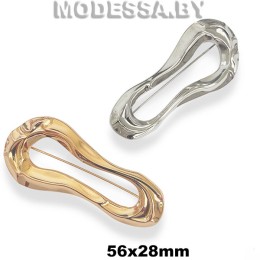 3798 R Брошь 56х25мм