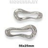 3798 R Брошь 56х25мм Ц:Никель