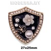 3811 Брошь 27х25мм Ц:Золото