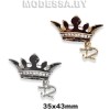 4233.5 Брошь "Корона" 31х20мм 