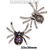 4301.24 Брошь "Паук" 33х30мм Ц:Никель