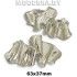 5288 R Брошь 63х37мм Ц:Никель