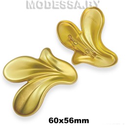 6946 HPR Брошь 60х56мм Ц:Матовое золото