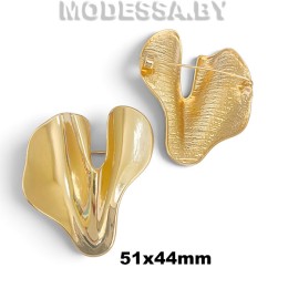 6955 HPR Брошь 51х44мм Ц:Золото