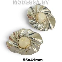 6982 HPR Брошь 55х41мм Ц:Никель