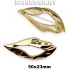7222 HX Брошь 50х23мм Ц:Золото