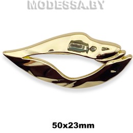 7222 HX Брошь 50х23мм Ц:Золото