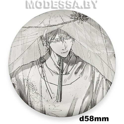 Значок-брошь для рюкзаков d58мм Ц:1