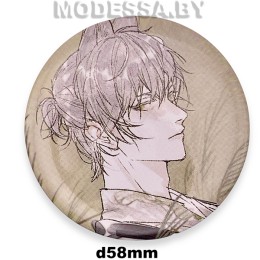 Значок-брошь для рюкзаков d58мм Ц:2