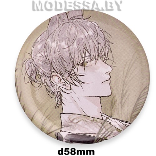 Значок-брошь для рюкзаков d58мм Ц:2