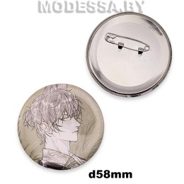 Значок-брошь для рюкзаков d58мм Ц:2