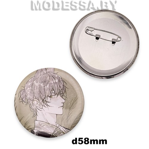 Значок-брошь для рюкзаков d58мм Ц:2