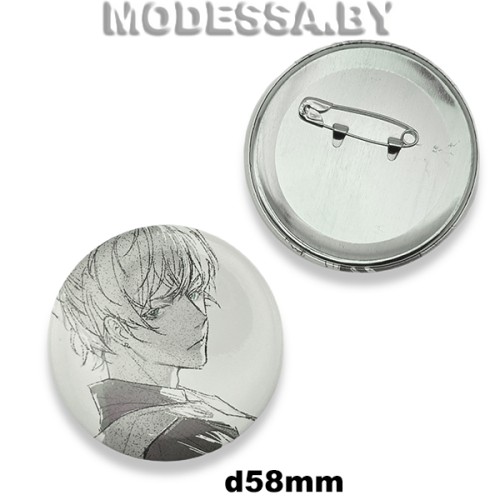 Значок-брошь для рюкзаков d58мм Ц:4 