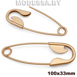 1810 HPC булавка декоративная Ц:Gold matt 100х33mm