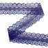 1658-2 Кружево синтетическое 30мм Ц:9 Т.Синий