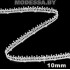 248 W Кружево синтетич. 10мм Ц:2 Молочный 